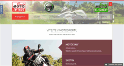 Desktop Screenshot of motosport-trebic.cz